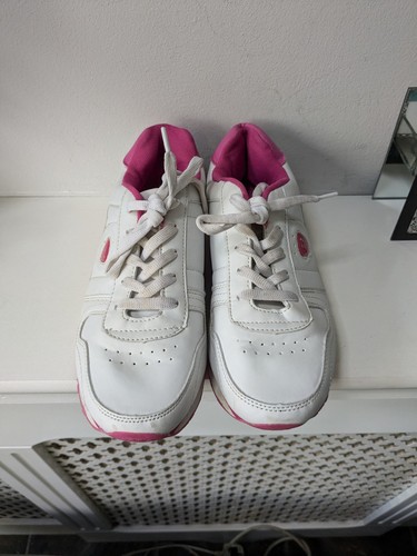 Pink white donnay trainers - donnay,